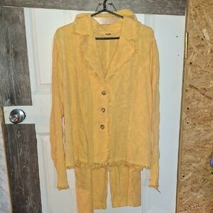 Tianello Yellow Pantsuit